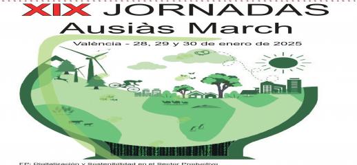 XIX Jornadas Ausiàs March: 28, 29 y 30 de enero de 2025 XIX Jornadas Ausiàs March: 28, 29 y 30 de enero de 2025