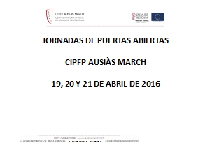 JORNADAS DE PUERTAS ABIERTAS 2016