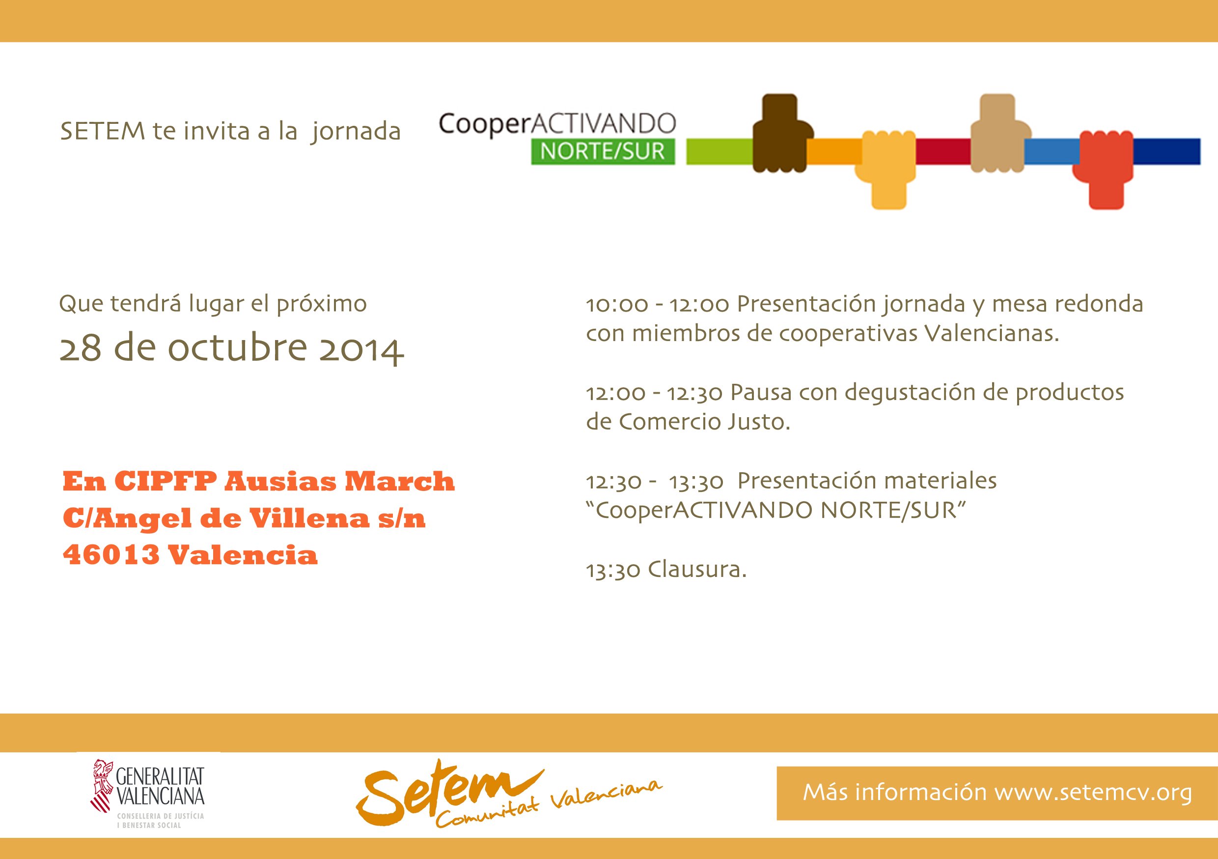 Jornada i Taller de Cooperatives- Cooperactivando Jornada i Taller de Cooperatives- Cooperactivando