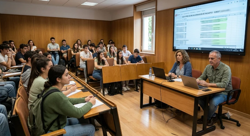 Convocatoria de adjudicación de vacantes